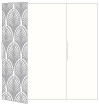 Glamour Grey Gate Fold Invitation Style B (5 1/4 x 7 3/4)