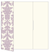 Victoria Grey Gate Fold Invitation Style B (5 1/4 x 7 3/4) - 10/Pk