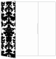 Victoria Black & White Gate Fold Invitation Style A (5 x 7) - 10/Pk