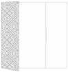 Maze Grey Gate Fold Invitation Style B (5 1/4 x 7 3/4)