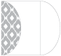 Indonesia Grey Gate Fold Invitation Style C (5 1/4 x 7 1/4) - 10/Pk