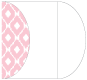 Indonesia Pink Gate Fold Invitation Style C (5 1/4 x 7 1/4) - 10/Pk