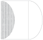 Oblique Grey Gate Fold Invitation Style C (5 1/4 x 7 1/4) - 10/Pk