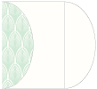 Glamour Green Tea Gate Fold Invitation Style C (5 1/4 x 7 1/4)