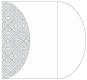 Maze Grey Gate Fold Invitation Style C (5 1/4 x 7 1/4) - 10/Pk