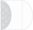 Maze Grey Gate Fold Invitation Style C (5 1/4 x 7 1/4)