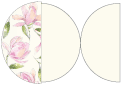 Magnolia OP Round Gate Fold Invitation Style D (5 3/4 Diameter)