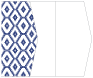 Rhombus Sapphire Gate Fold Invitation Style E (5 1/8 x 7 1/8) - 10/Pk
