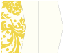 Renaissance Lime Gate Fold Invitation Style E (5 1/8 x 7 1/8) - 10/Pk