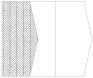 Oblique Grey Gate Fold Invitation Style E (5 1/8 x 7 1/8) - 10/Pk