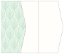 Glamour Green Tea Gate Fold Invitation Style E (5 1/8 x 7 1/8) - 10/Pk