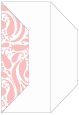 Peacock Rosa Gate Fold Invitation Style F (3 7/8 x 9) - 10/Pk