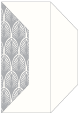 Glamour Grey Gate Fold Invitation Style F (3 7/8 x 9) - 10/Pk