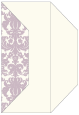 Victoria Grey Gate Fold Invitation Style F (3 7/8 x 9) - 10/Pk