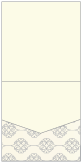 Rococo Grey Pocket Invitation Style A1 (5 3/4 x 5 3/4)