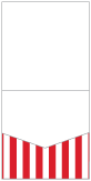 Lineation Red Pocket Invitation Style A1 (5 3/4 x 5 3/4)