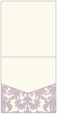 Victoria Grey Pocket Invitation Style A1 (5 3/4 x 5 3/4)