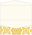 Morocco Yellow Pocket Invitation Style A4 (4 x 9)