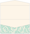 Nature Mellow Blue Pocket Invitation Style A4 (4 x 9)