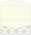 Rococo Grey Pocket Invitation Style A4 (4 x 9)
