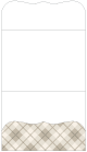 Tartan Grey Pocket Invitation Style A9 (5 1/4 x 7 1/4) - 10/Pk