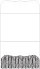 Oblique Black Pocket Invitation Style A9 (5 1/4 x 7 1/4) - 10/Pk