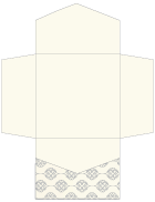Rococo Grey Pocket Invitation Style B2 (6 1/4 x 6 1/4) - 10/Pk