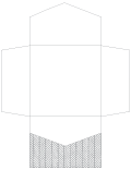 Oblique Grey Pocket Invitation Style B2 (6 1/4 x 6 1/4) - 10/Pk