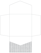 Oblique Grey Pocket Invitation Style B2 (6 1/4 x 6 1/4) - 10/Pk