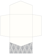 Glamour Grey Pocket Invitation Style B2 (6 1/4 x 6 1/4) - 10/Pk