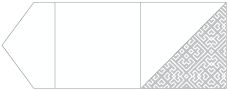 Maze Grey Pocket Invitation Style B6 (6 1/8 x 6 1/8) - 10/Pk