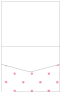 Polkadot Pink Pocket Invitation Style C1 (4 1/2 x 5 1/2) 10/Pk