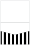 Lineation Black Pocket Invitation Style C1 (4 1/2 x 5 1/2) 10/Pk