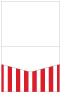 Lineation Red Pocket Invitation Style C1 (4 1/2 x 5 1/2) 10/Pk