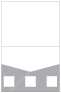 Gingham Grey Pocket Invitation Style C1 (4 1/2 x 5 1/2) 10/Pk