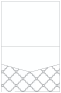 Casablanca Grey Pocket Invitation Style C1 (4 1/2 x 5 1/2) 10/Pk