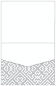 Maze Grey Pocket Invitation Style C1 (4 1/4 x 5 1/2) 10/Pk