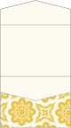 Morocco Yellow Pocket Invitation Style C4 (5 1/4 x 7 1/4) - 10/Pk