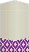 Indonesia Purple Pocket Invitation Style C4 (5 1/4 x 7 1/4) - 10/Pk