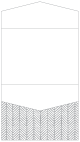 Oblique Grey Pocket Invitation Style C4 (5 1/4 x 7 1/4) - 10/Pk
