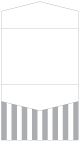 Lineation Grey Pocket Invitation Style C4 (5 1/4 x 7 1/4) - 10/Pk