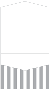 Lineation Grey Pocket Invitation Style C4 (5 1/4 x 7 1/4) - 10/Pk