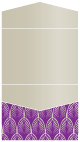 Glamour Purple Pocket Invitation Style C4 (5 1/4 x 7 1/4) - 10/Pk