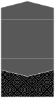 Maze Noir Pocket Invitation Style C4 (5 1/4 x 7 1/4) - 10/Pk