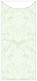 Floral Green Tea Jacket Invitation Style A1 (4 x 9) - 10/Pk