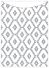 Rhombus Grey Jacket Invitation Style A2 (5 1/8 x 7 1/8) - 10/Pk