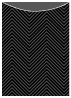 Zig Zag Noir Jacket Invitation Style A2 (5 1/8 x 7 1/8) - 10/Pk