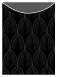 Glamour Noir Jacket Invitation Style A4 (3 3/4 x 5 1/8) - 10/Pk