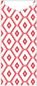 Rhombus Red Jacket Invitation Style C1 (4 x 9)