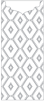 Rhombus Grey Jacket Invitation Style C1 (4 x 9) - 10/Pk